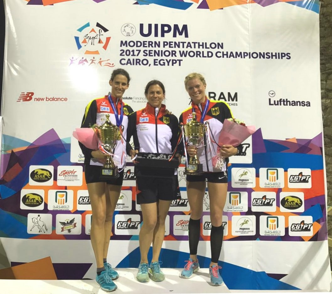 Germany defended their women's mixed relay crown ©Twitter