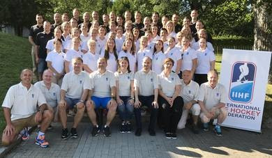 Top ice hockey referees attend Pyeongchang 2018 training camp