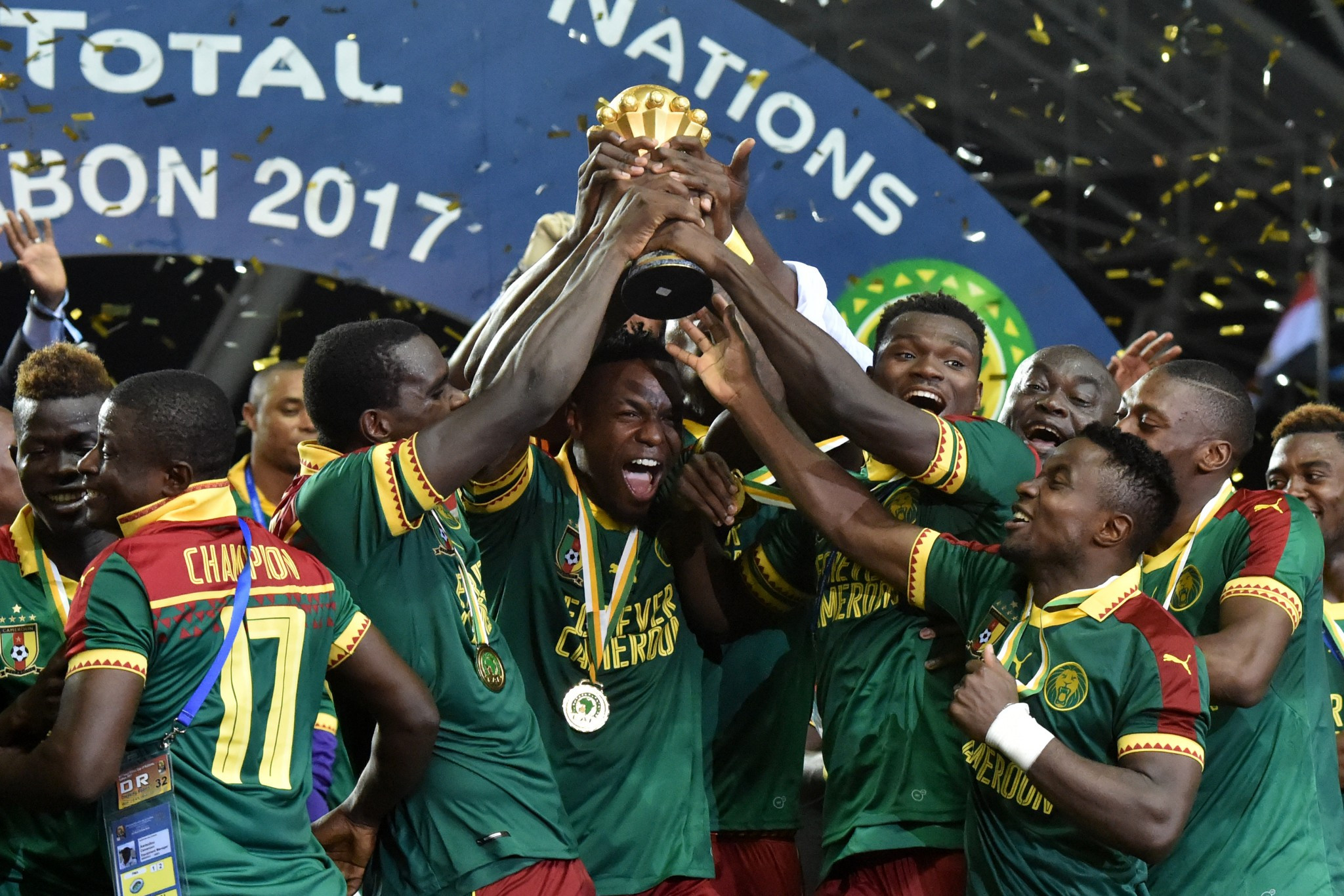 Cameroon won the Africa Cup of Nations earlier this year despite the governance problems within the FECAFOOT ©Getty Images