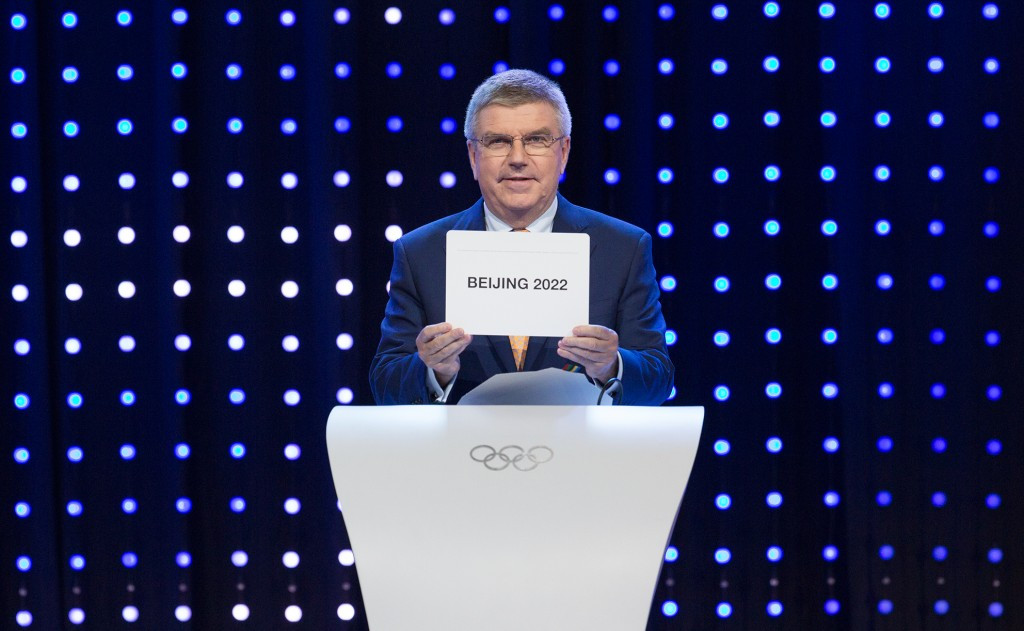 The 2022 Winter Olympics and Paralympics, awarded to Beijing by IOC President Thomas Bach in July, is seen as a means to raise the profile of winter sport all over China ©Getty Images