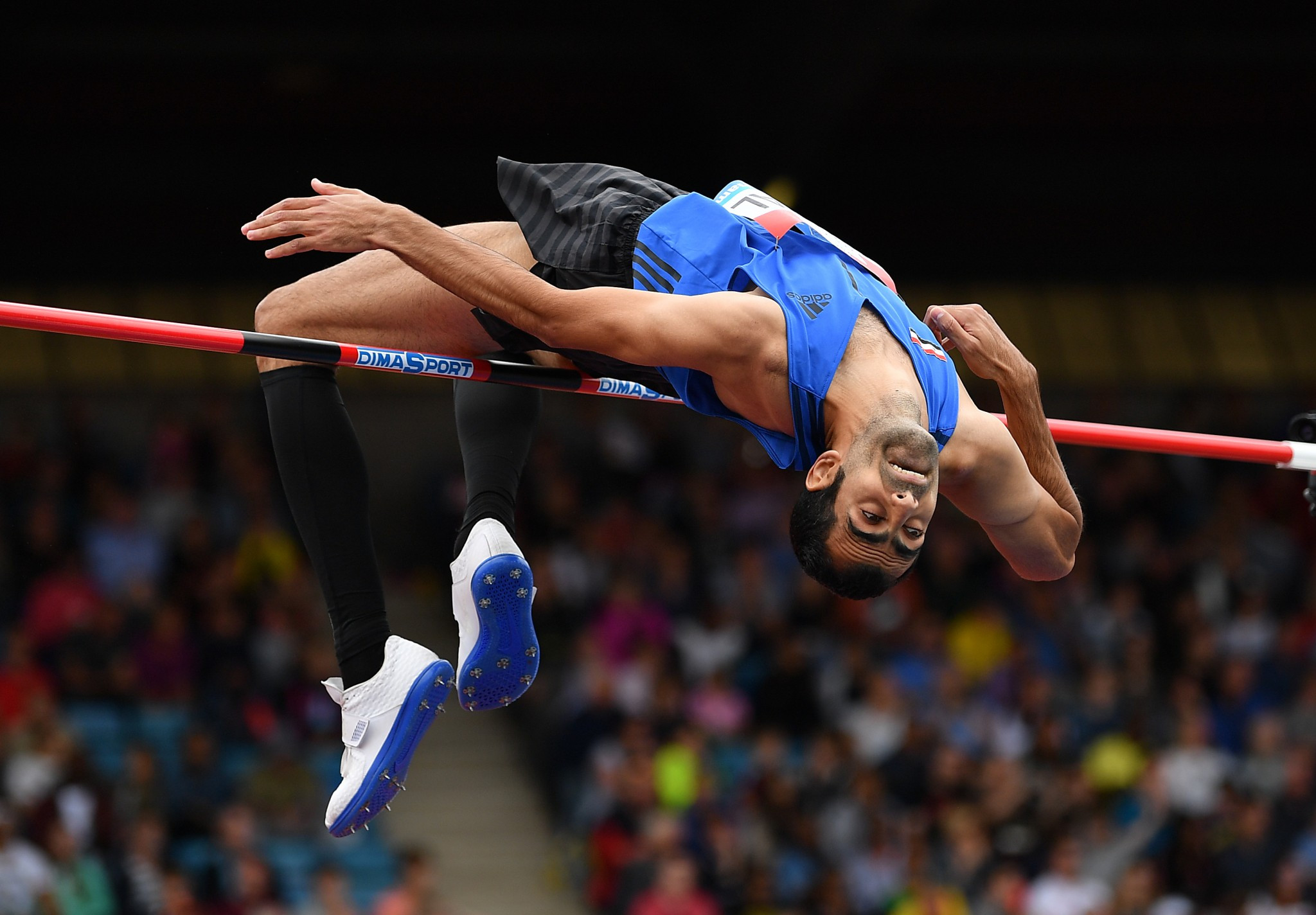 Majededdin Ghazal won high jump bronze for Syria at the IAAF World Championships in London this month ©Getty Images