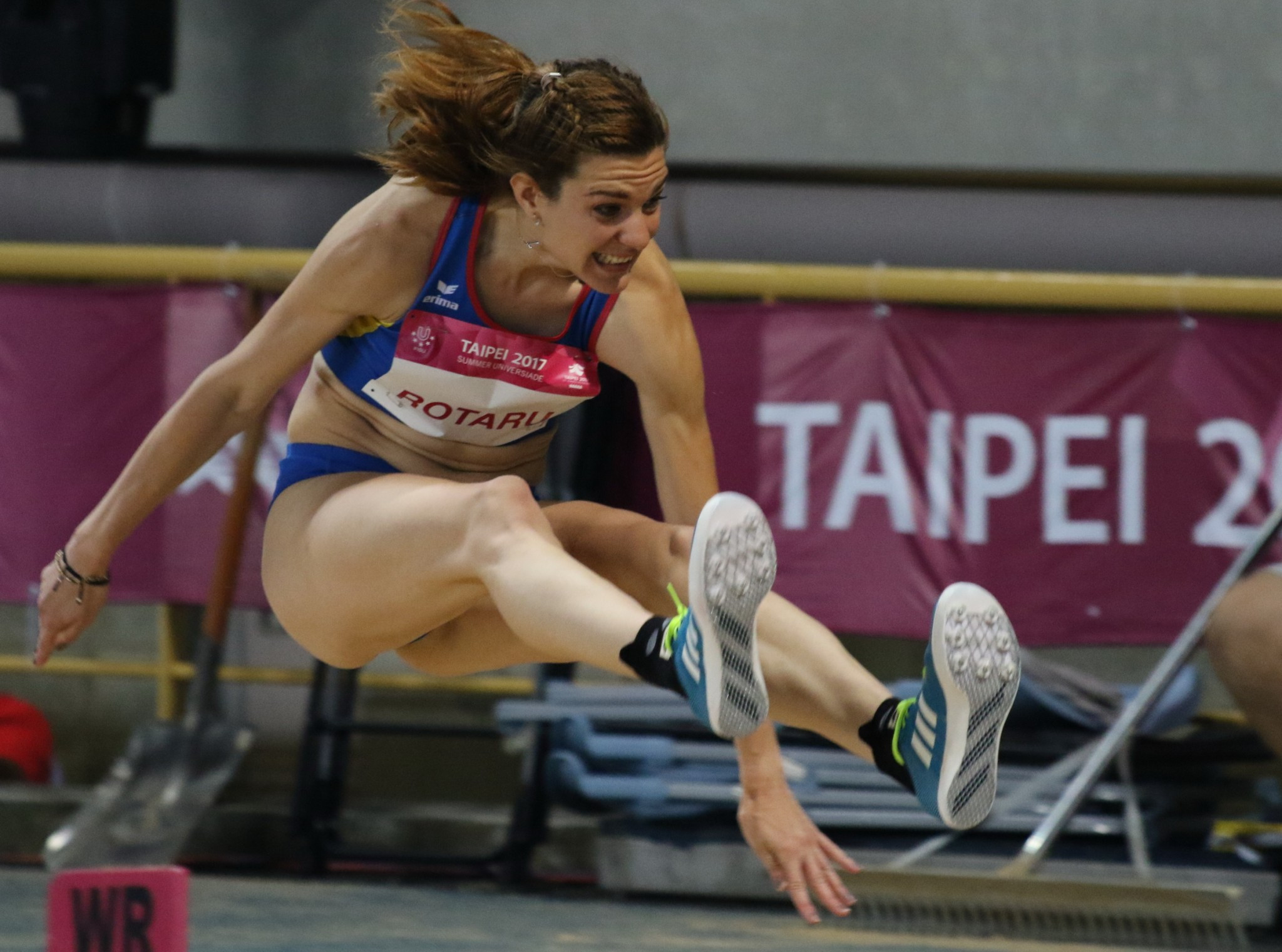Romania's Alina Rotaru claimed the women's long jump gold medal ©Taipei 2017