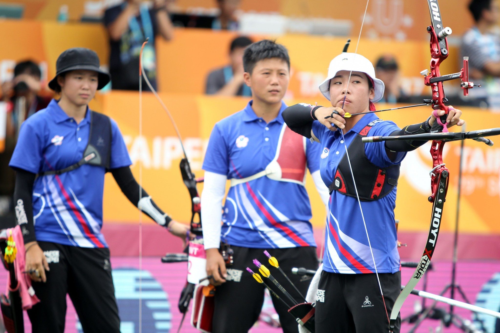 South Korea's recurve archers proved unbeatable in the gold medal matches ©Taipei 2017