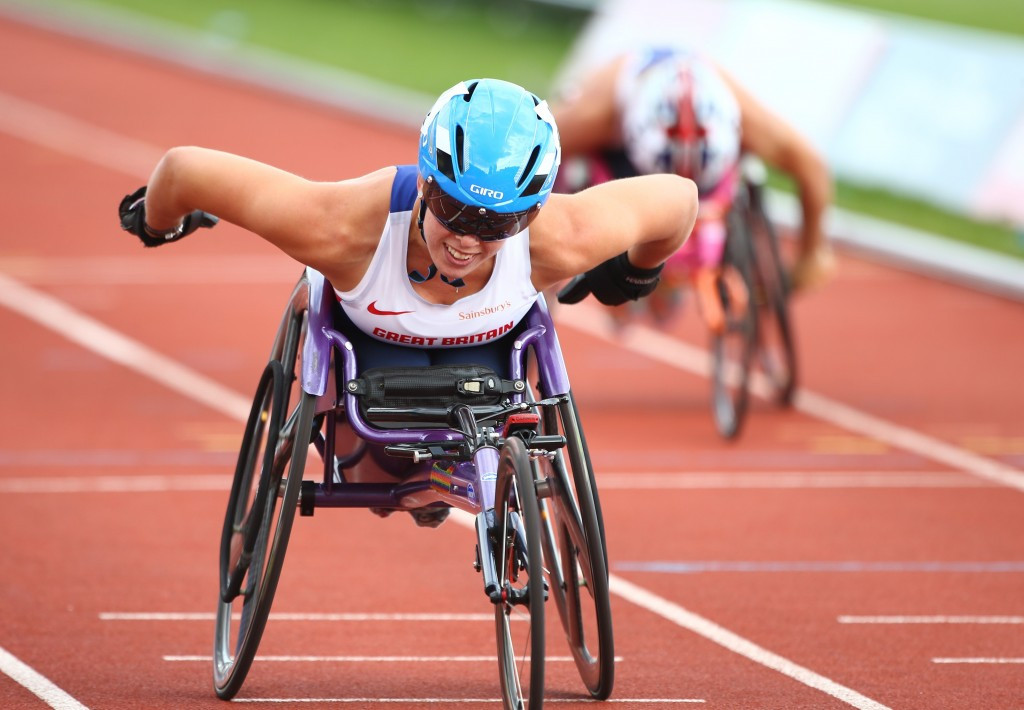 Hannah Cockroft claimed victory in the women's T34 800m ©Getty Images