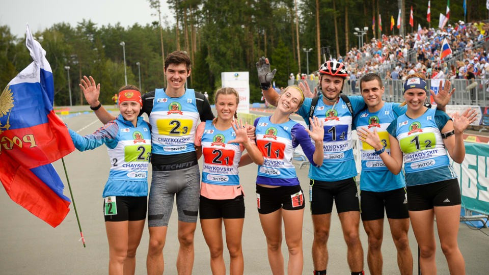 Olympic champions propel Russia to relay gold at IBU Summer World Championships