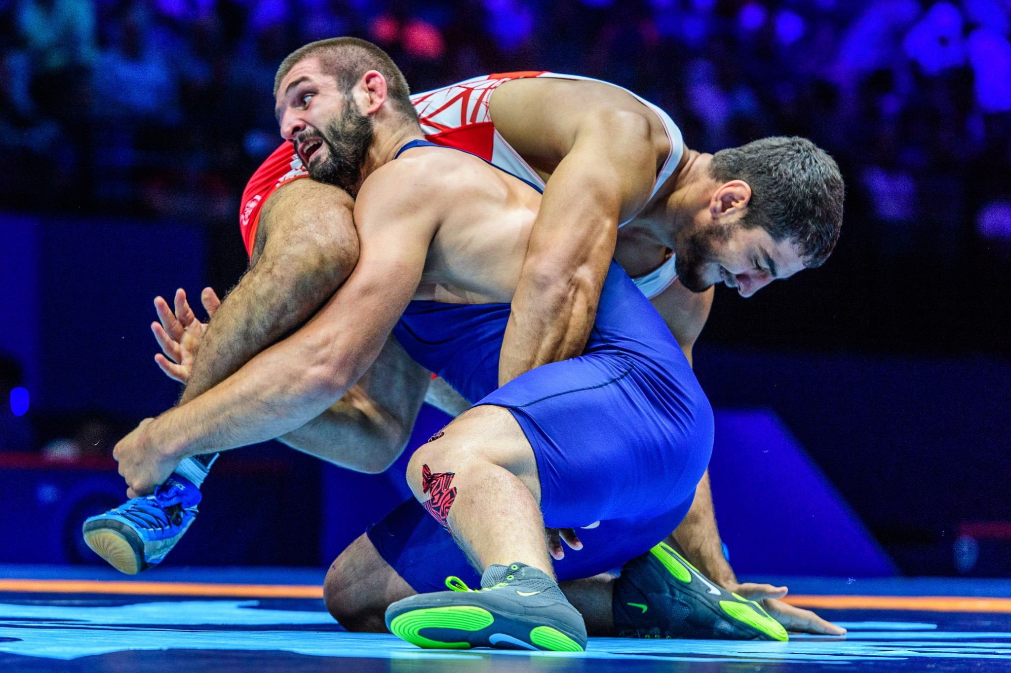 Georgia's Geno Petriashvili claimed his first world title with a thrilling 10-8 win over the Olympic champion ©UWW