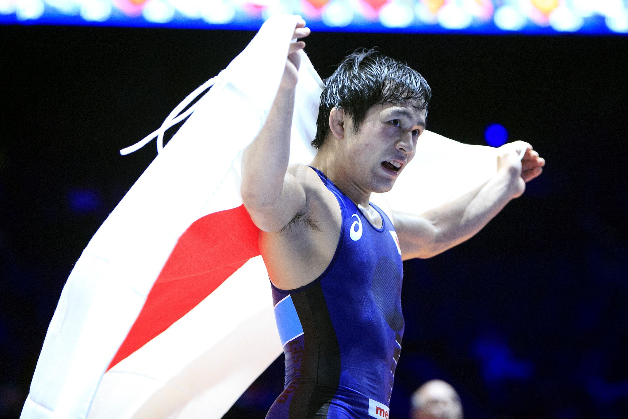 The Japanese star proved too strong for Thomas Gilman in the final ©UWW