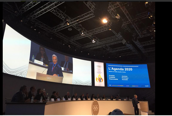 128th International Olympic Committee Session: Update on Agenda 2020