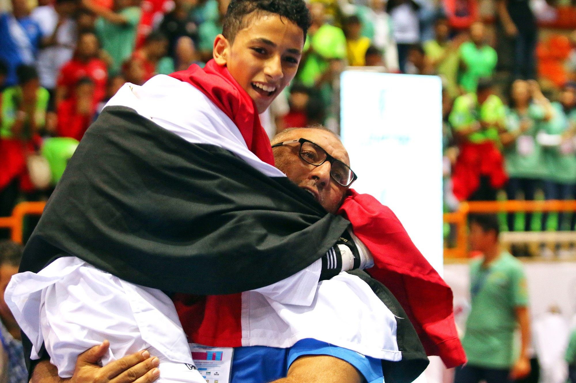 Youssef Mansour won a home gold medal for Egypt ©World Taekwondo  