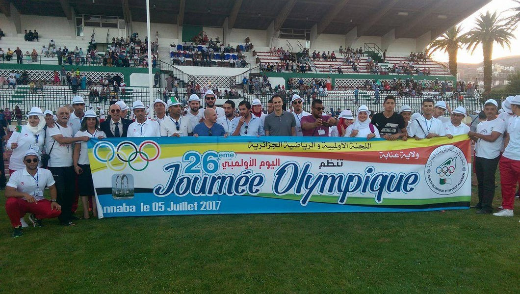 Medallists join Algerian Olympic Committee at event in Annaba