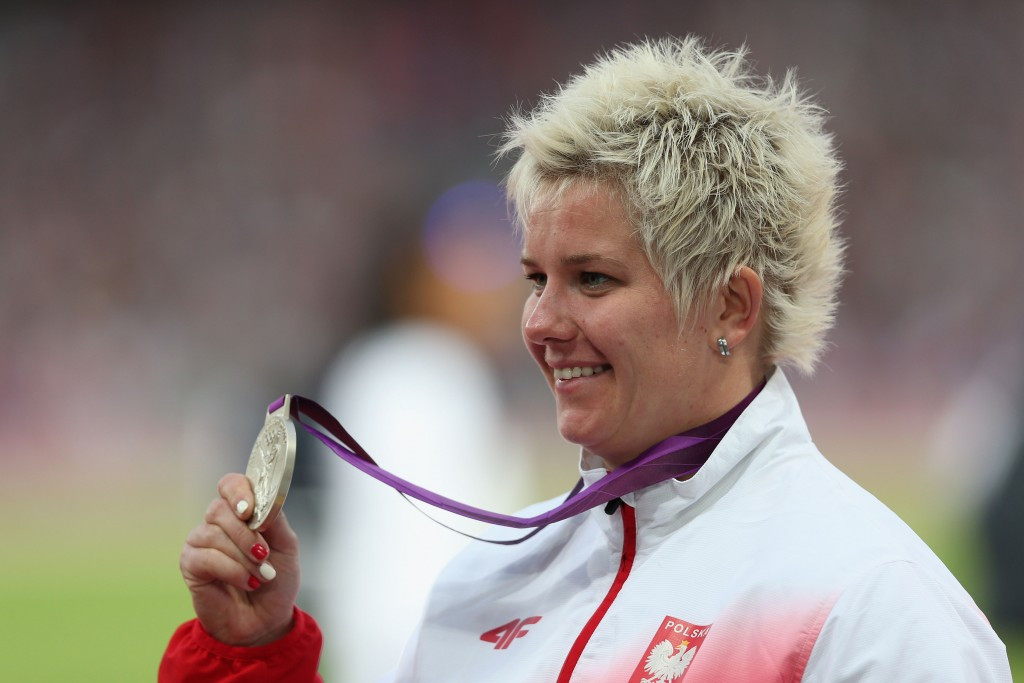 Poland's Anita Wlodarczyk has become the first woman to throw the hammer further than 80m ©Getty Images