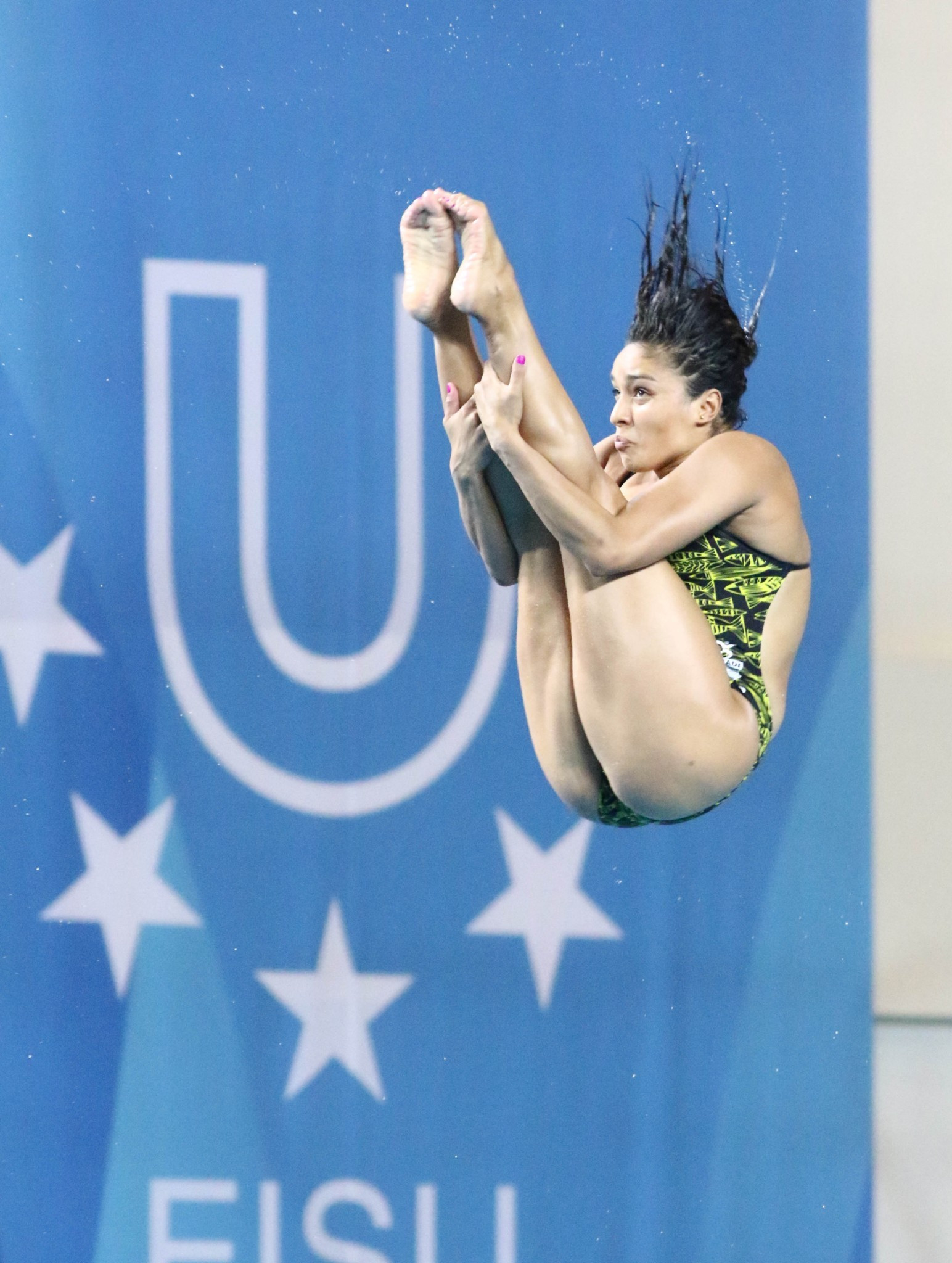 Mexico's Arantxa Chavez claimed the gold medal in the women's 3m springboard ©Taipei 2017