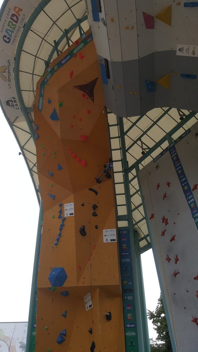 The Arco climb that proved awkward even for the top names in sport climbing at today's IFSC Lead World Cup event in the Italian town ©IFSC