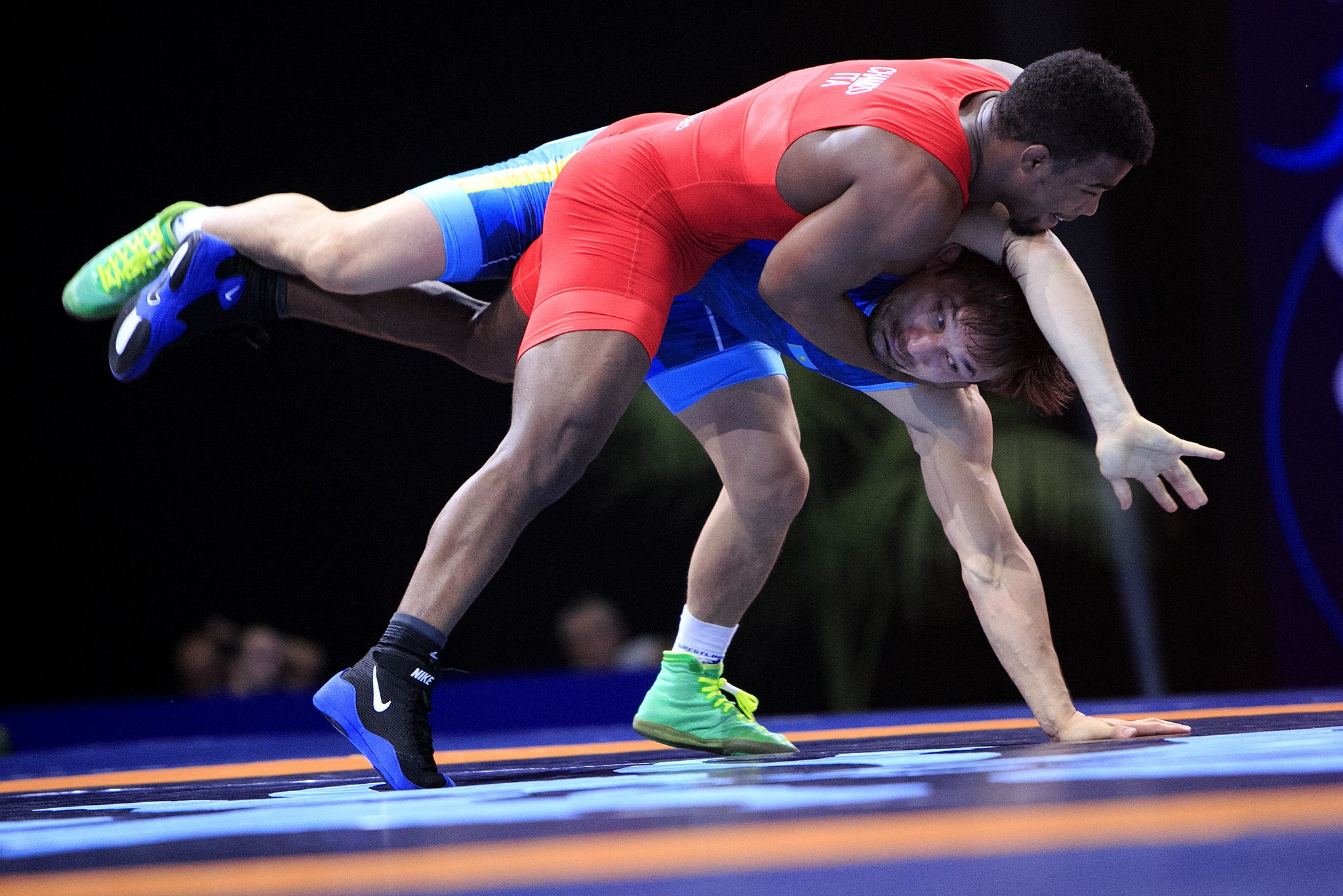 Italian Frank Chamizo, the Olympic bronze medallist and 2015 world champion at 65kg, claimed his country's first crown of the Championships by winning the 70kg division ©UWW
