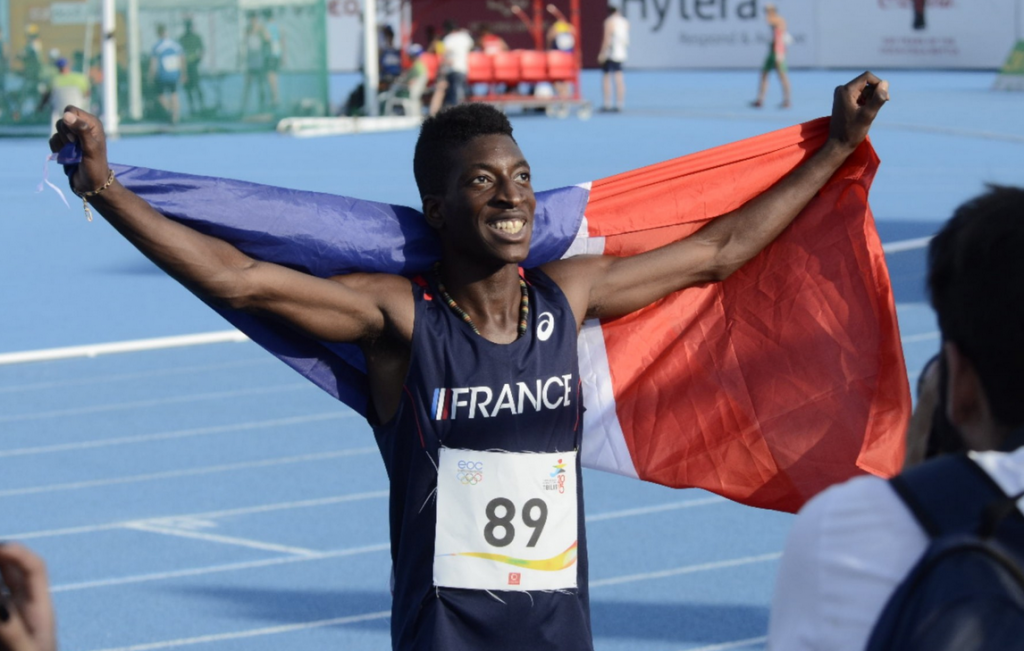 Florian Barbier was one of three French athletes to earn success on the athletics track