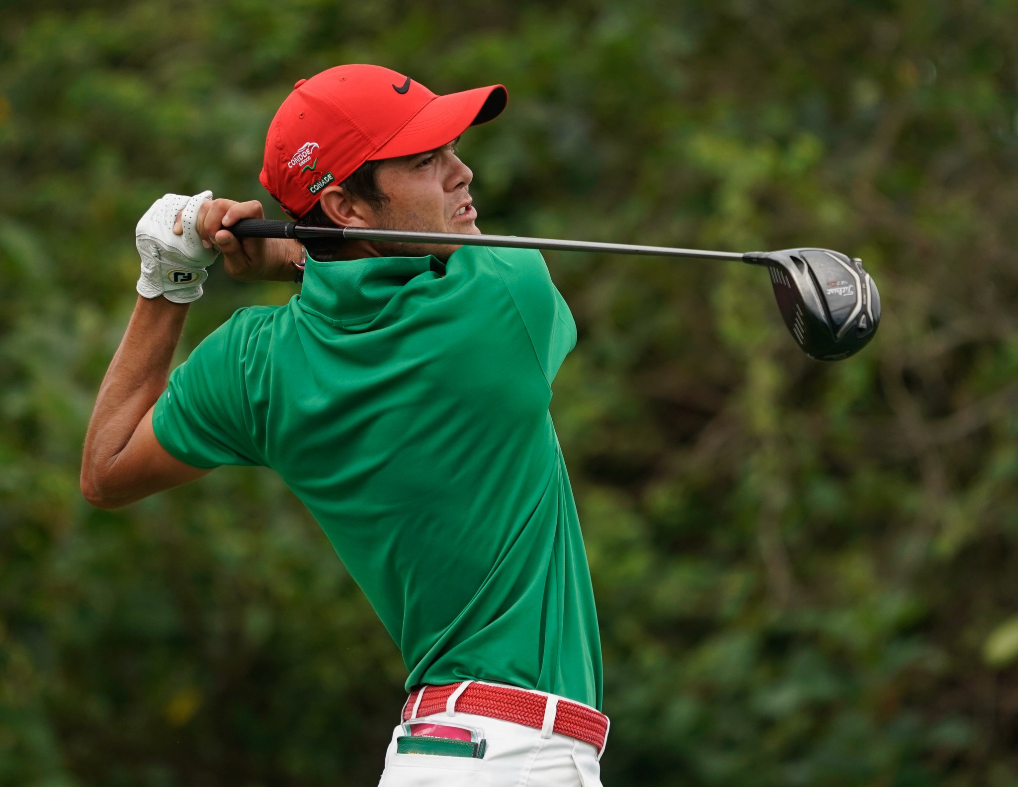 Raul Pereda De La Huerta won the men's golf gold medal ©Taipei 2017