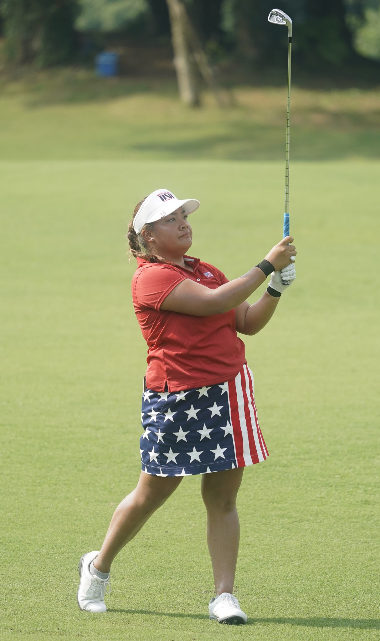 Mariel Lancy Galdiano of the United States took the women’s golf title ©Taipei 2017
