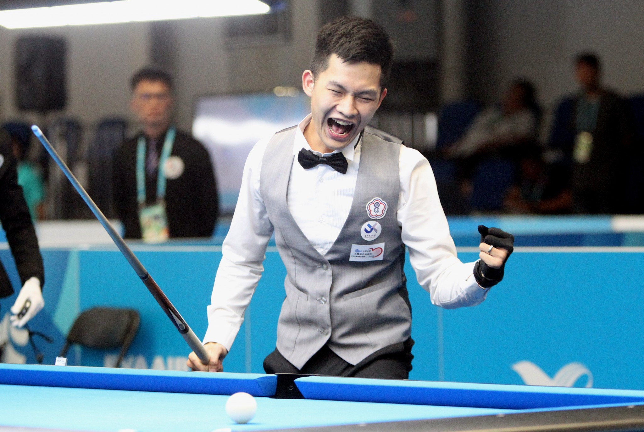 Hsu Jui-An won the all-Chinese Taipei men's nine-ball singles final ©Taipei 2017