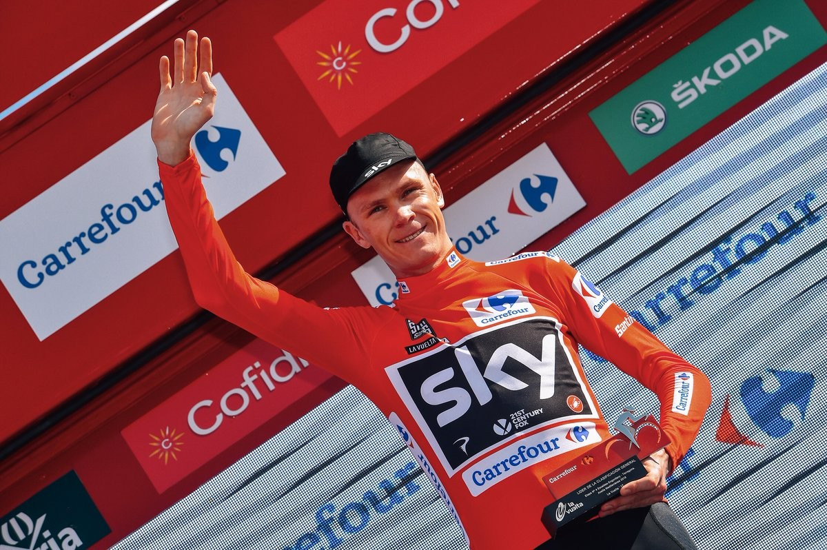 Chris Froome produced a superb stage victory to extend his overall lead ©Team Sky