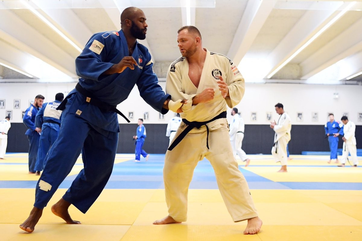 French star Teddy Riner will bid to secure a ninth title and maintain his remarkable unbeaten streak when he competes for the first time since the Olympic Games in Rio de Janeiro ©Twitter