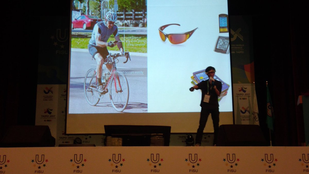 Cycling safety company ChaseWind has won a global sports innovation competition organised by FISU ©FISU