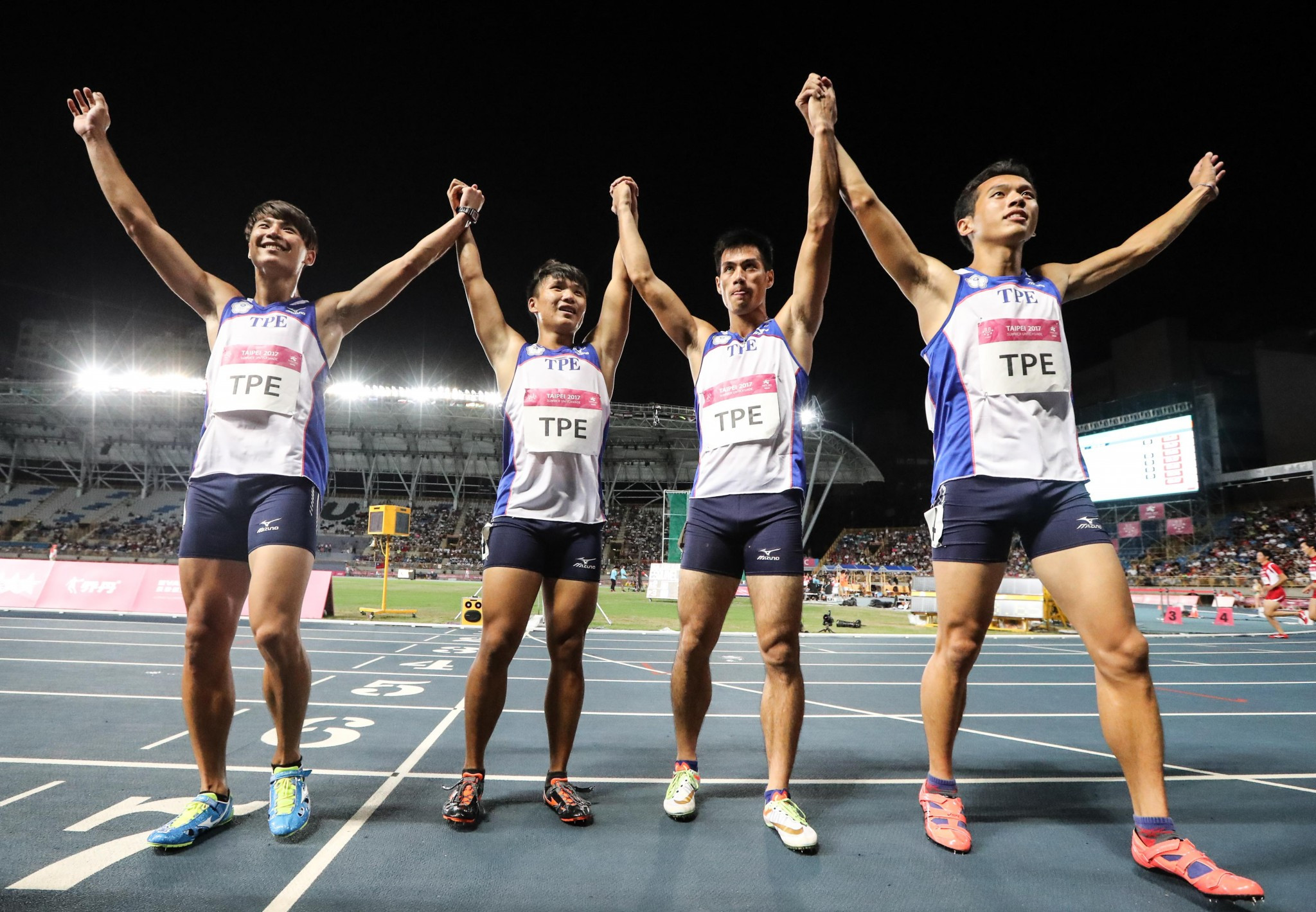 Chinese Taipei ended their athletics haul with bronze in the men’s 4x100m ©Taipei 2017
