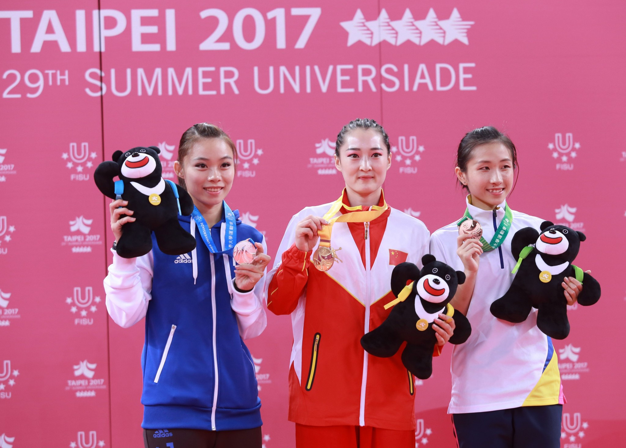 China won the two wushu gold medals on offer ©Taipei 2017