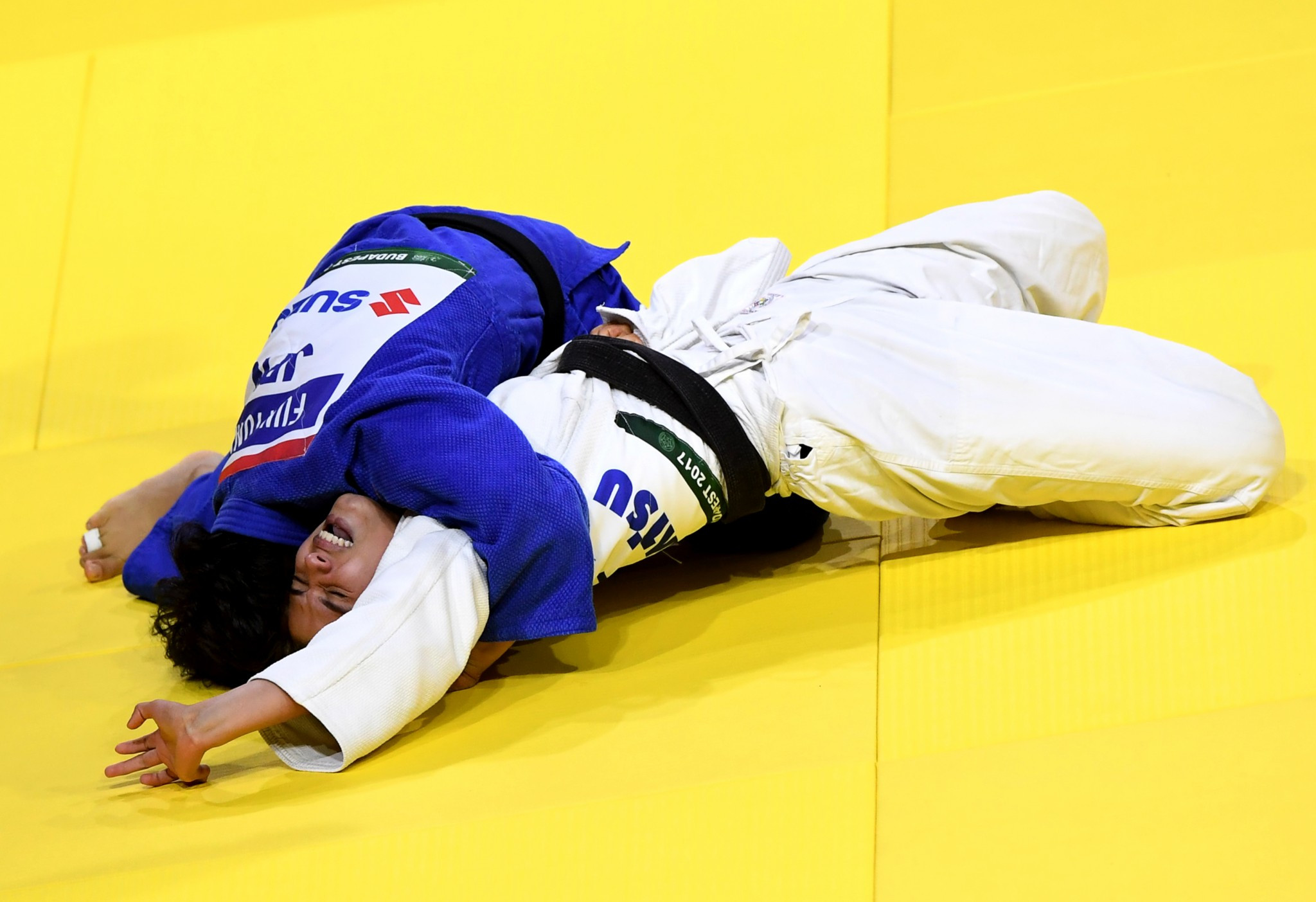 Japan's debutant Funa Tonaki produced a superb performance to claim the under 46kg gold medal ©Getty Images