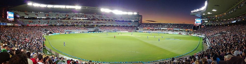 Eden Park has staged one-day international matches during floodlights ©Wikipedia