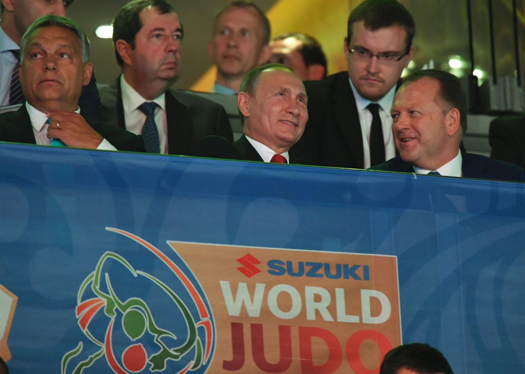 Vladimir Putin was among the guests for the first day of the event ©Getty Images