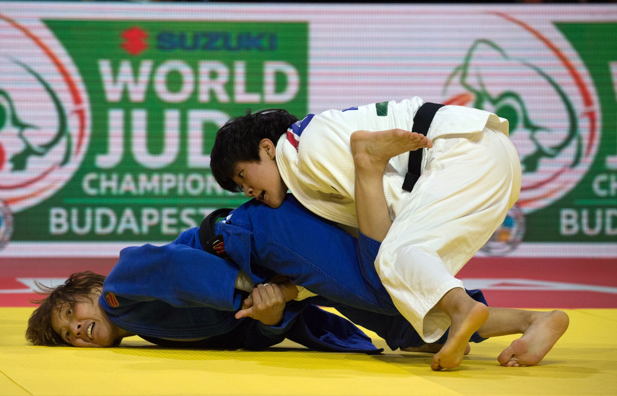 Funa Tonaki of Japan was considered a surprise winner of the under 48kg event ©Getty Images
