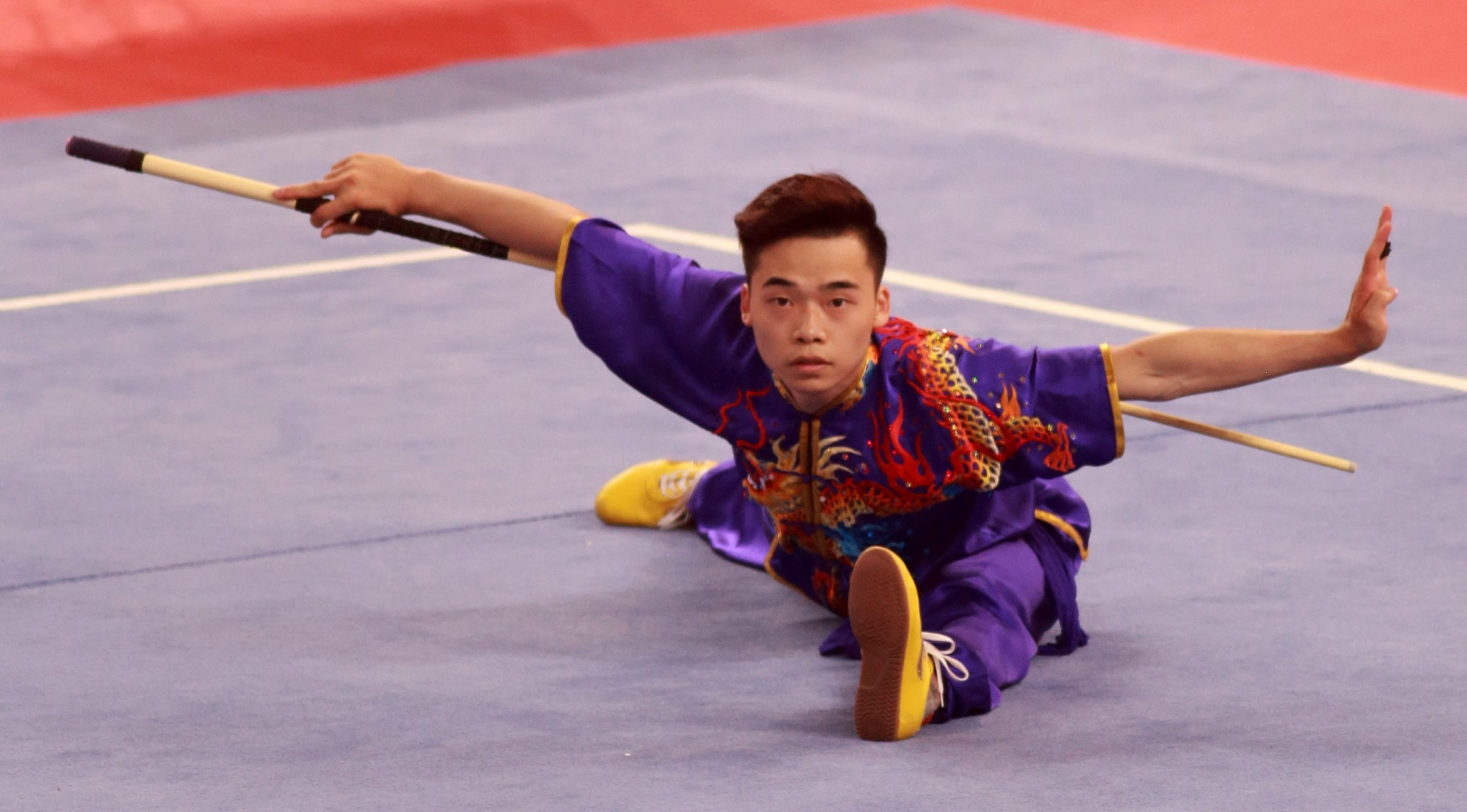 A total of 10 wushu gold medals were awarded today ©Taipei 2017
