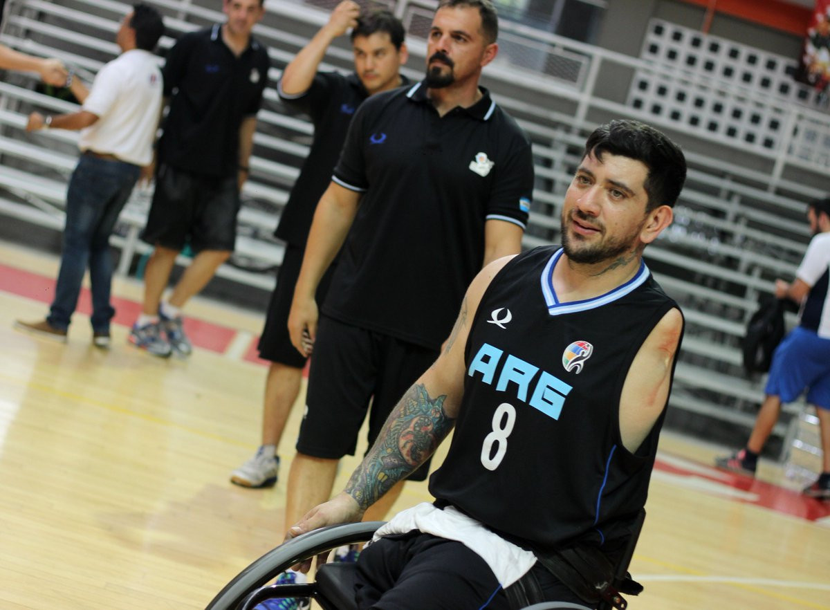 Argentina beat Venezuela 75-40 in the men's competition today ©INSPIRE Colombia