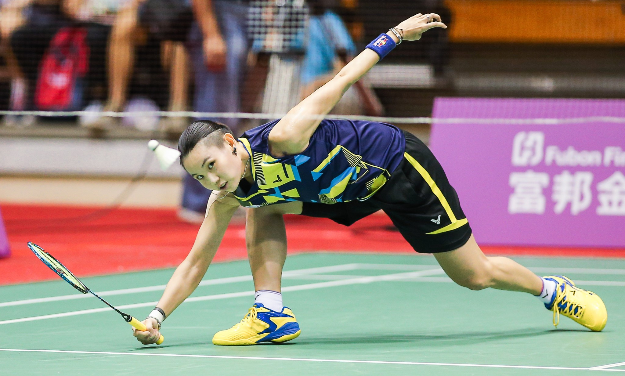 World number one Tai Tzu-ying won the badminton women’s singles gold ©Taipei 2017