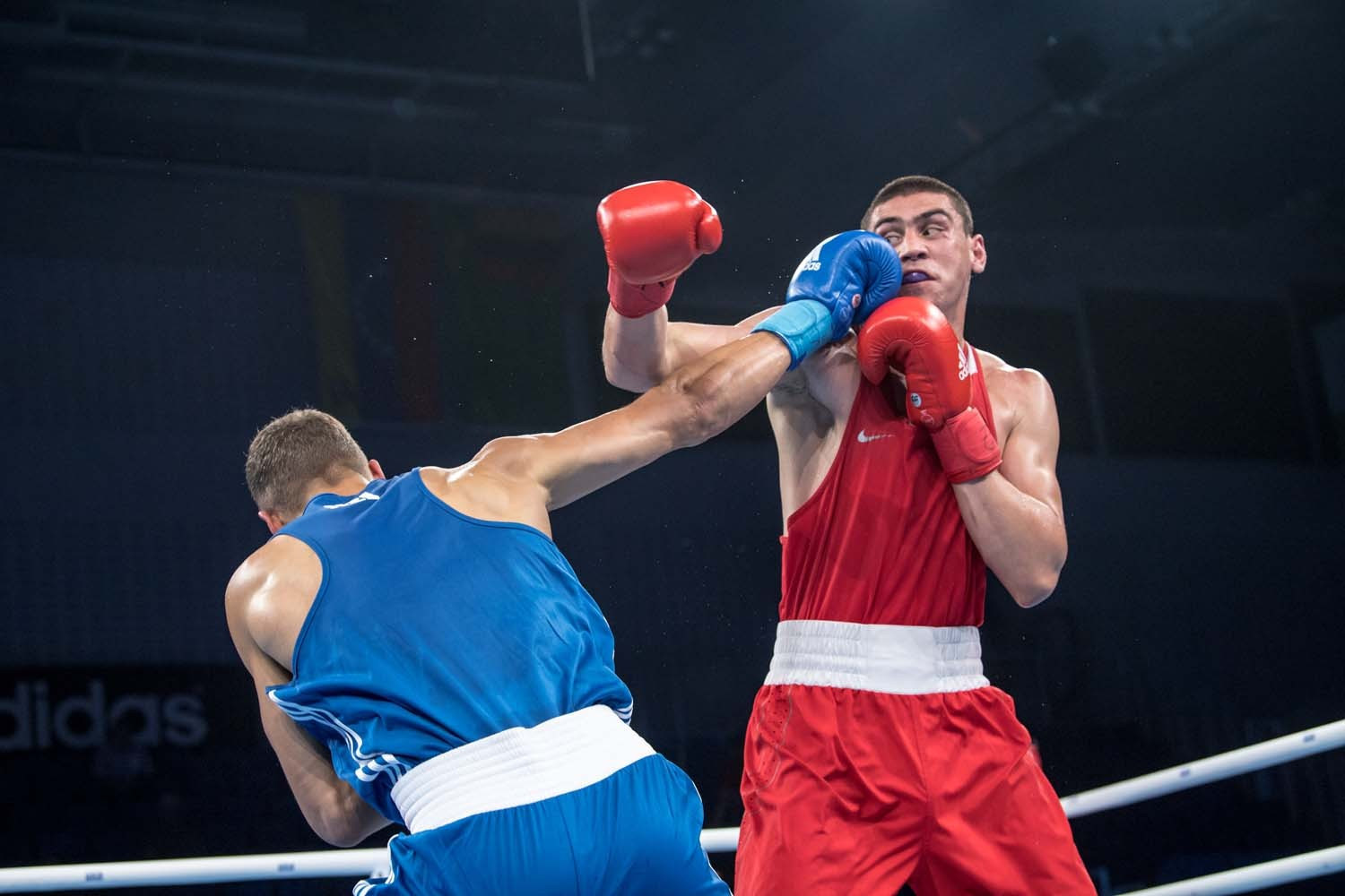 World heavyweight champion Evgeny Tishchenko of Russia beat New Zealand's David Nyika, but his opponent questioned the decision after the fight, claiming he was the victim of a "sick practical joke" ©AIBA