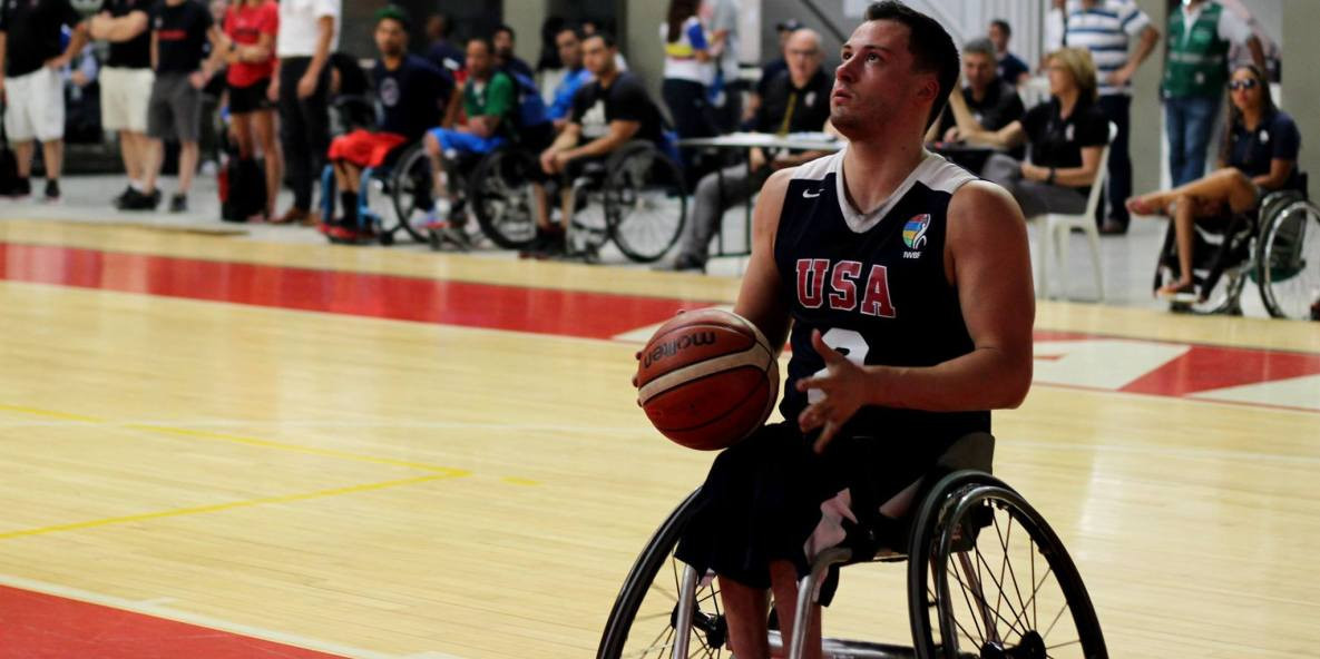 The United States men earned a win over Brazil  ©IWBF