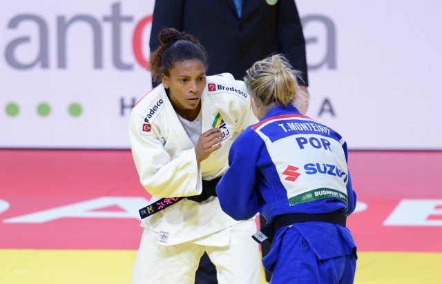 Olympic champion Rafaela Silva crashed out of the event in the second round ©CBJ