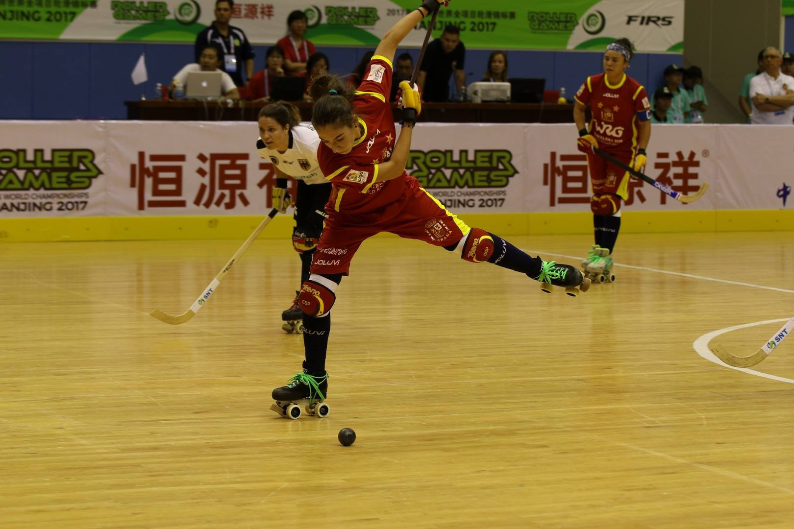 Spain qualified for the women's rink hockey final in Nanjing ©FIRS