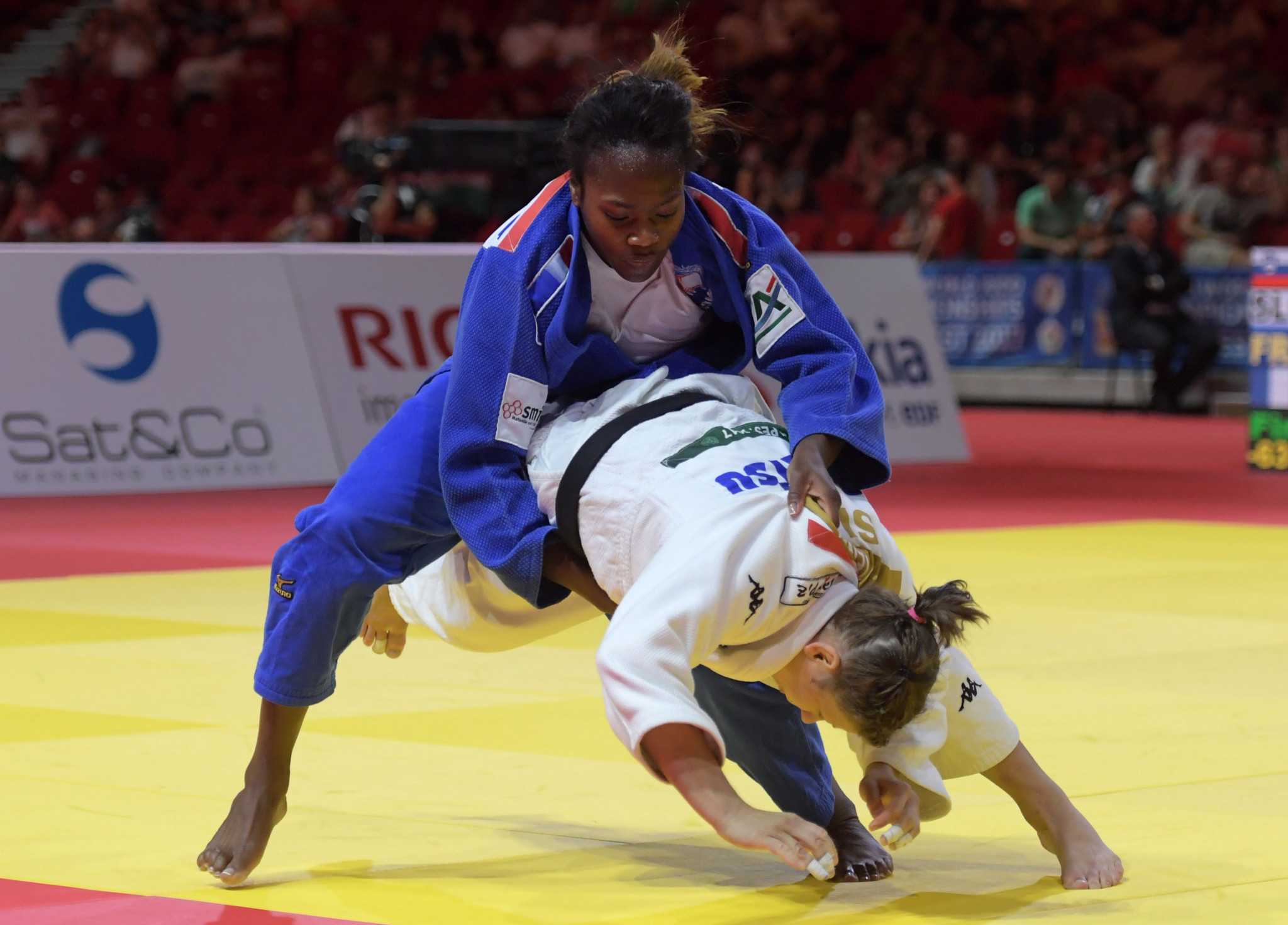 Clarisse Agbegnenou won the under 63kg event on day four ©Getty Images