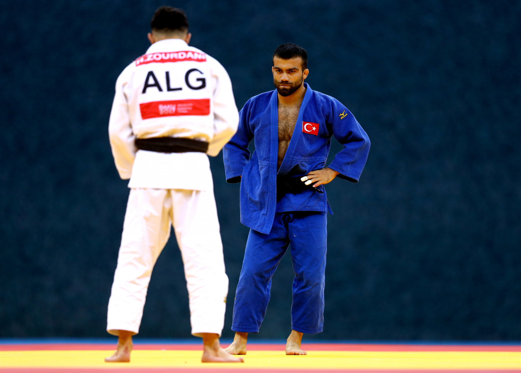 Algeria's Houd Zourdani withdrew from the under 66 kilograms competition at the International Judo Federation (IJF) World Championships for failing to make the weight and not because he was drawn to face an Israeli athlete ©Getty Images