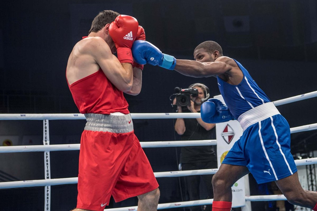 Cuba's Andy Cruz Gomez reached the light welterweight final with a comfortable victory over Armenia's Hovhannes Bachkov ©AIBA