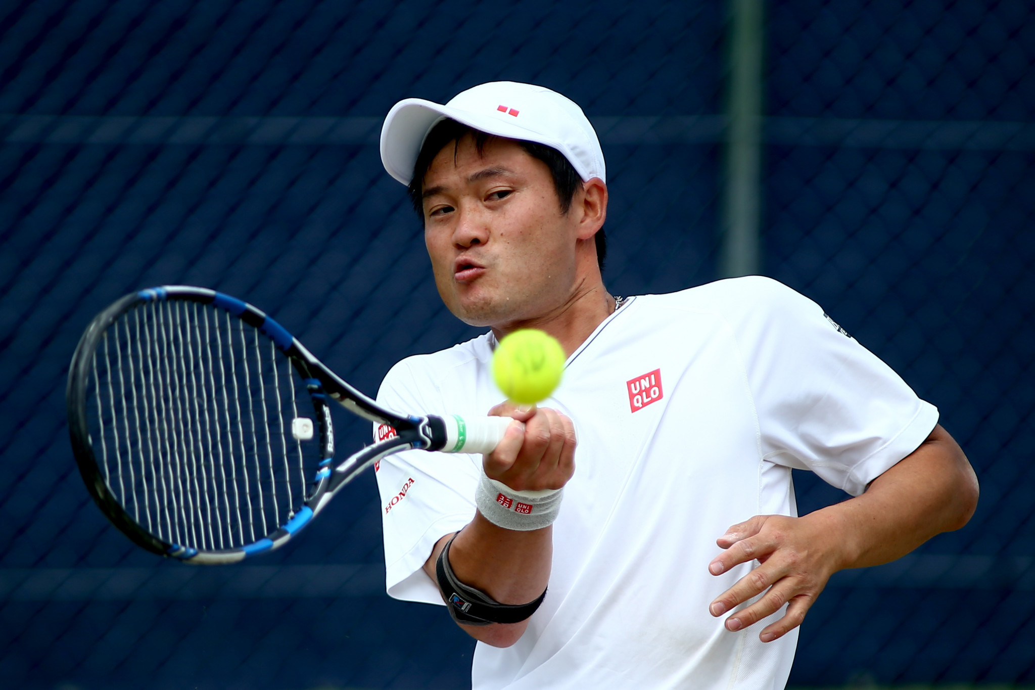 Shingo Kuneida of Japan enjoyed a tough victory ©Getty Images