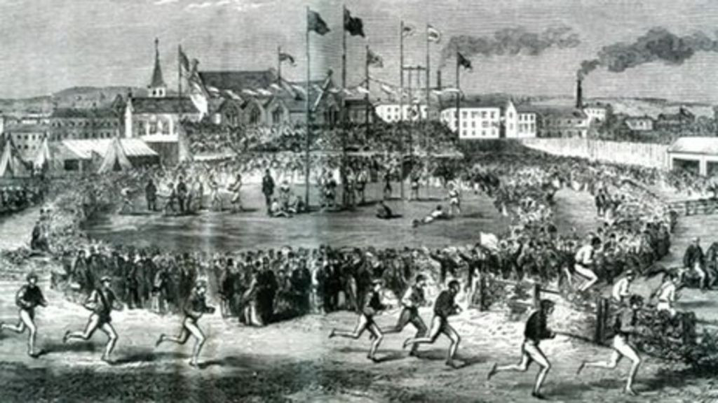 Large crowds watched the first Liverpool Olympic Festival in 1862 ©Wikipedia