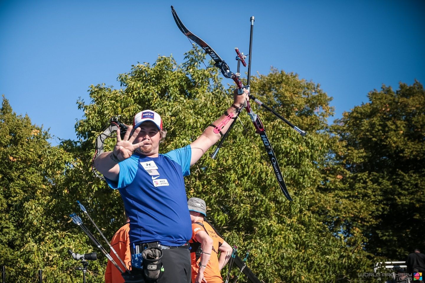 Four-time Archery World Cup Final winner Brady Ellison is considered the man to beat in the men's recurve event ©World Archery