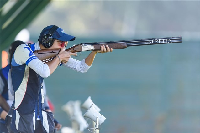 Action begun today at the ISSF Shotgun World Championships in Moscow ©ISSF