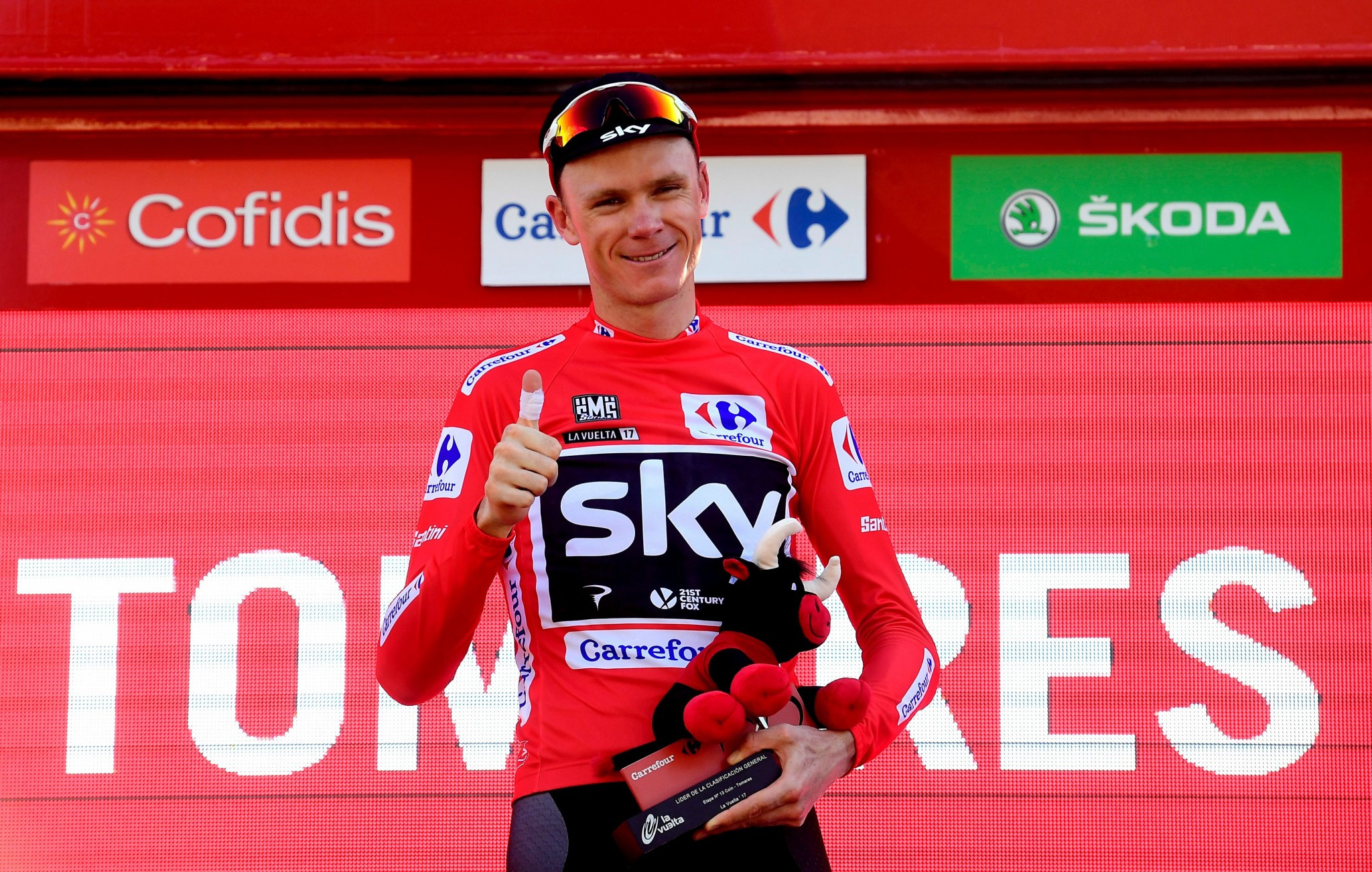 Great Britain's Chris Froome retained his lead in the overall standings ©Getty Images