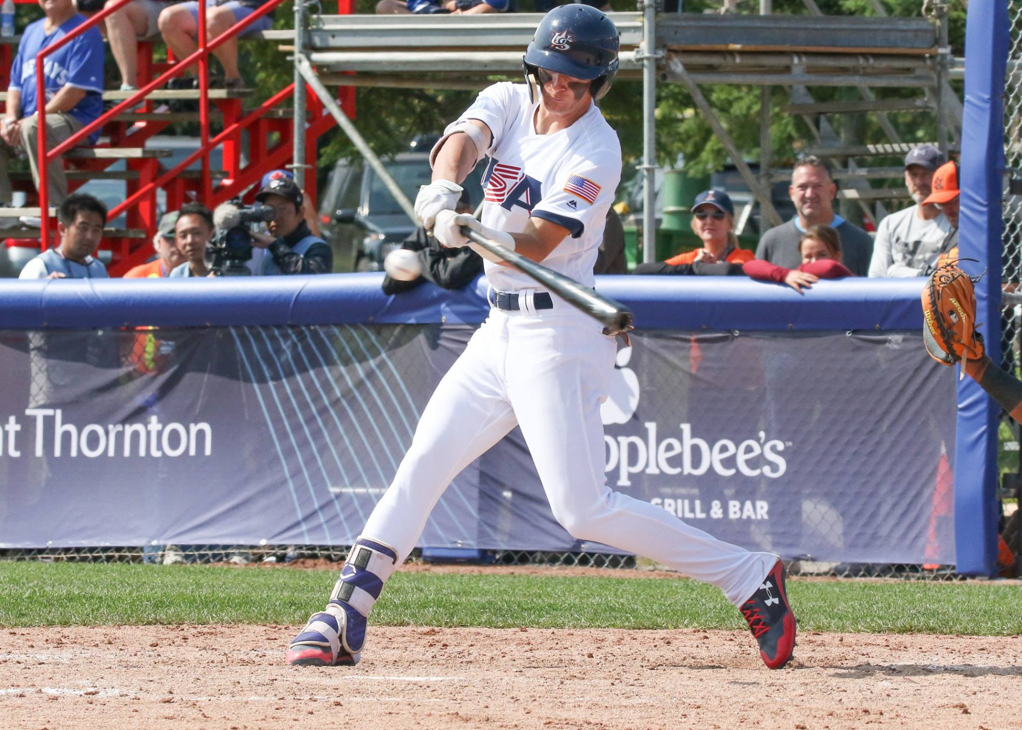 Defending champions United States began with a big victory in Thunder Bay ©WBSC 
