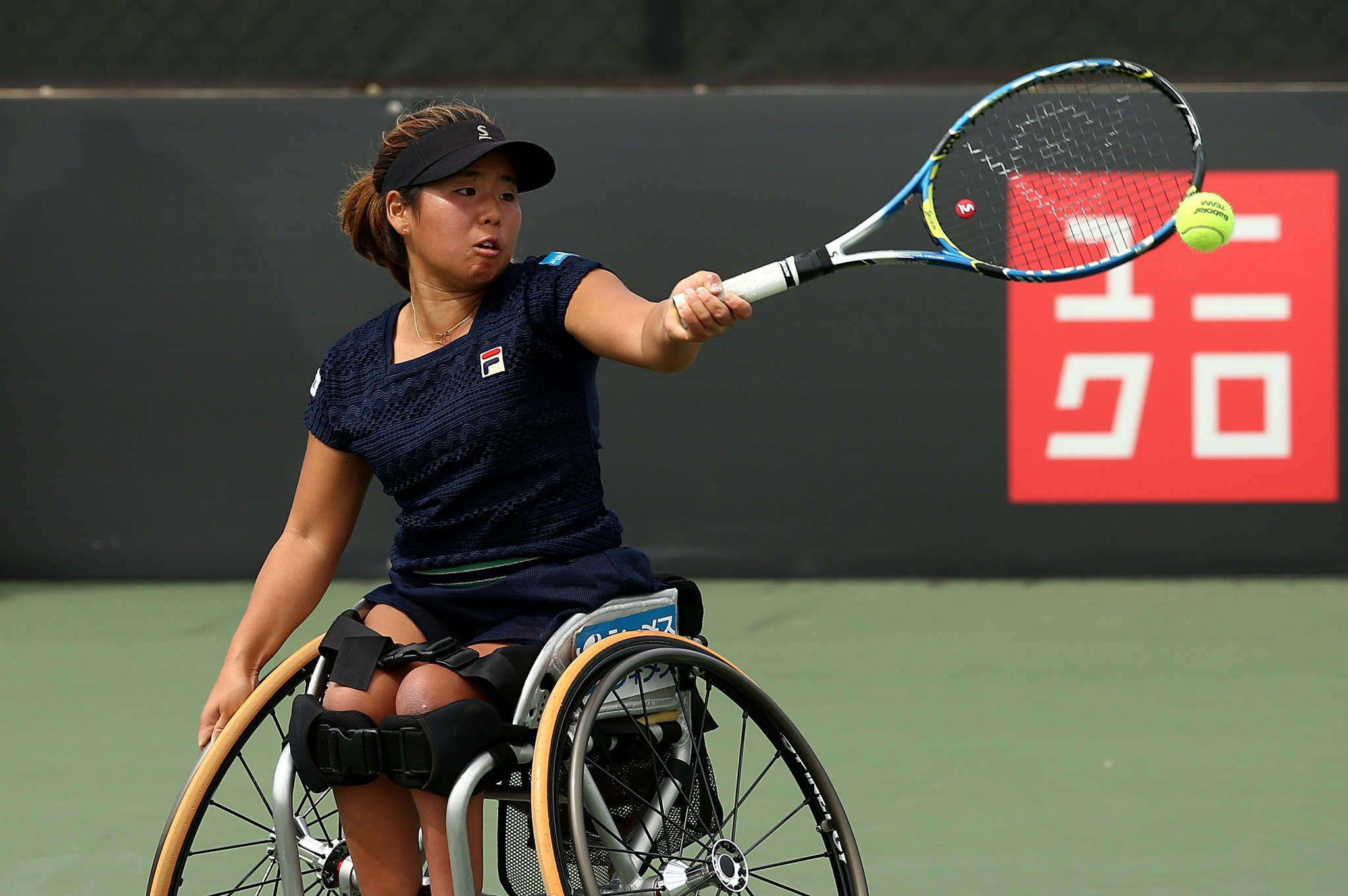Yui Kamiji of Japan continued her impressive form on the UNIQLO Wheelchair Tennis Tour this season by winning the women's singles title ©Getty Images