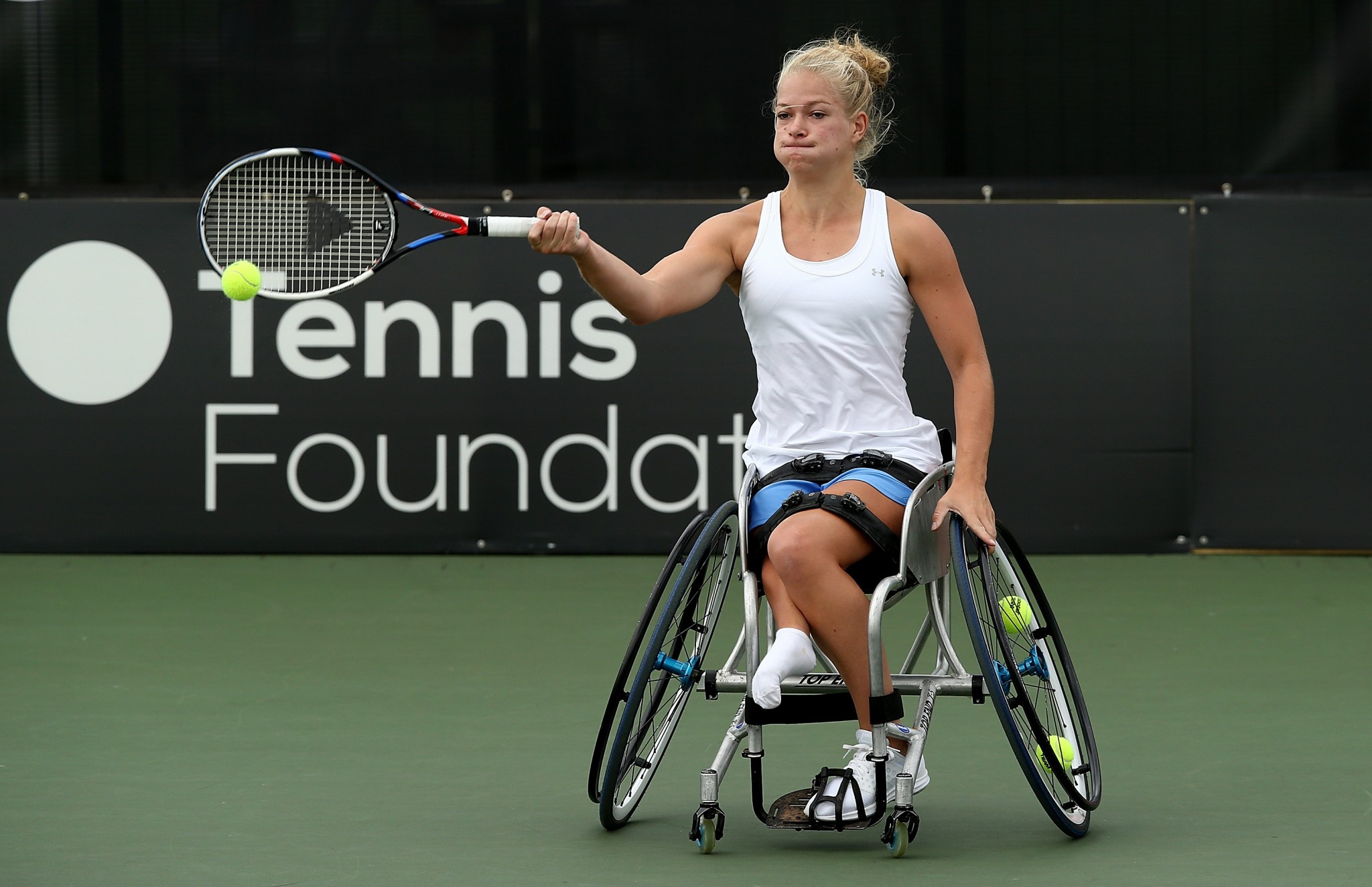The Netherlands' Diede de Groot beat compatriot Marjolein Buis 7-5, 6-4 in their semi-final today ©Getty Images