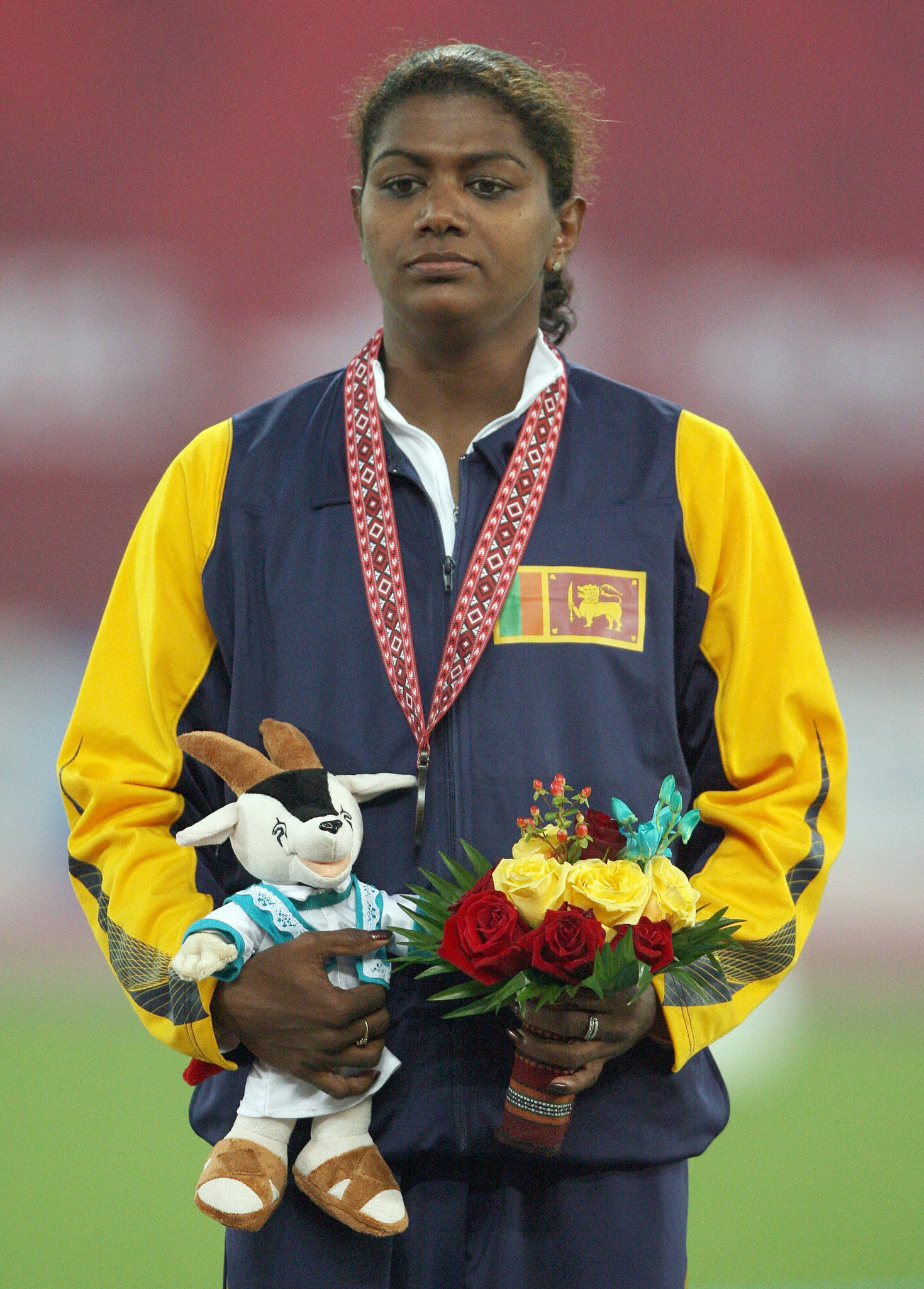 Susanthika Jayasinghe is one of two Olympic medallists in Sri Lanka's history ©Getty Images